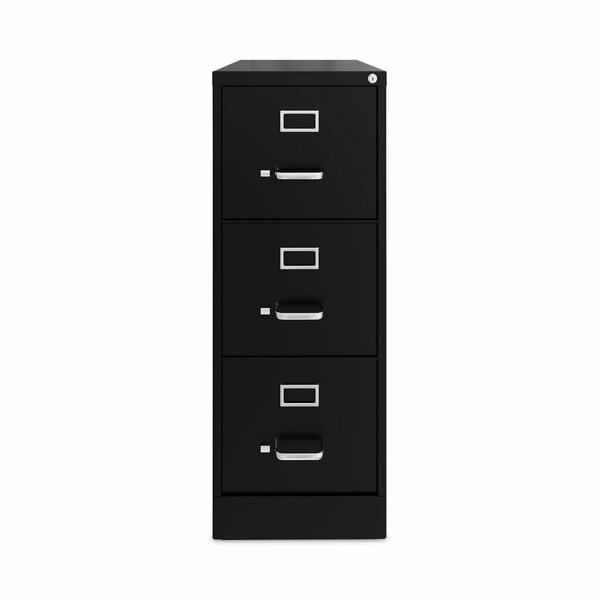 Hirsh Industries 15 in W 3 Drawer File Cabinets, Black, Letter HVF1541BL